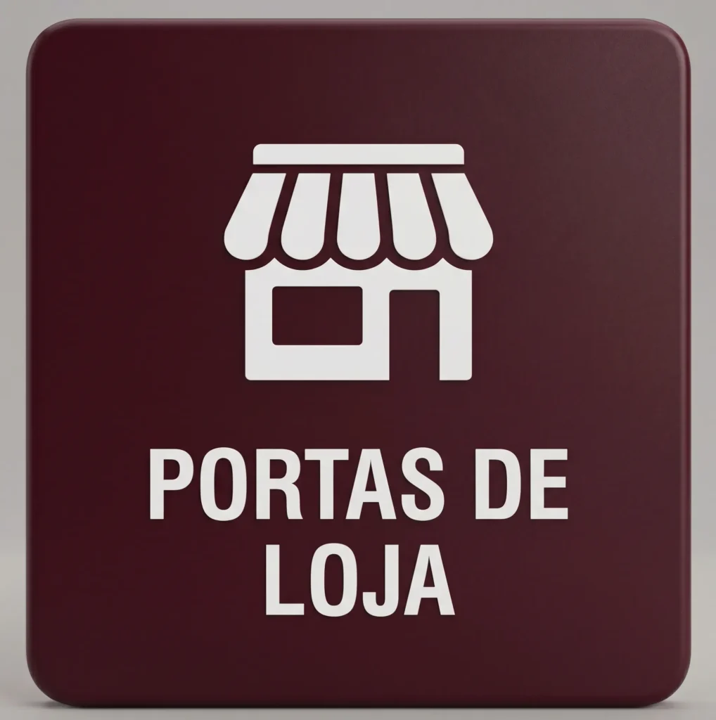 portas de loja